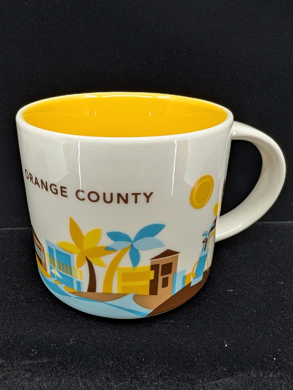 Starbucks Orange County Ceramic Mug You Are Here Collection 2015 Retired